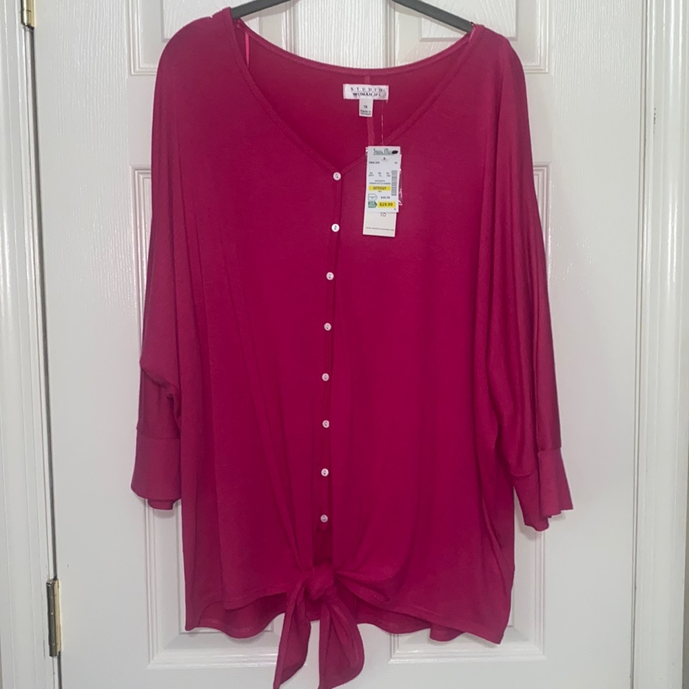 3/4 batwing sleeve top